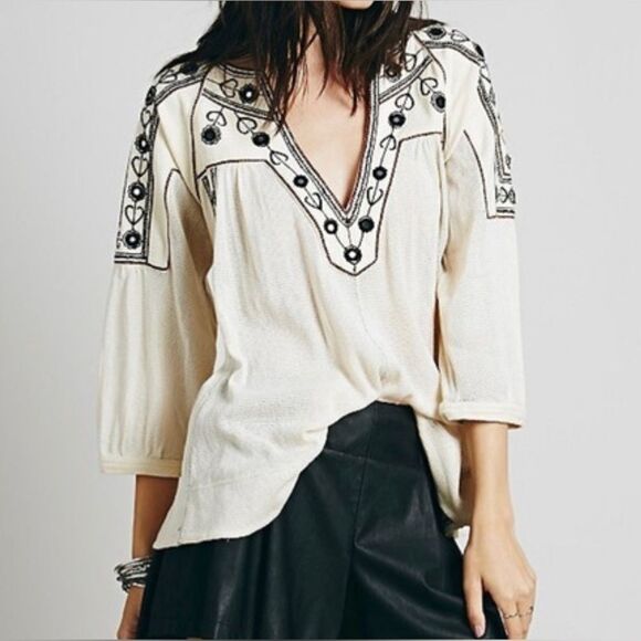 New Romantics Free Prople blouse - Picture 1 of 4
